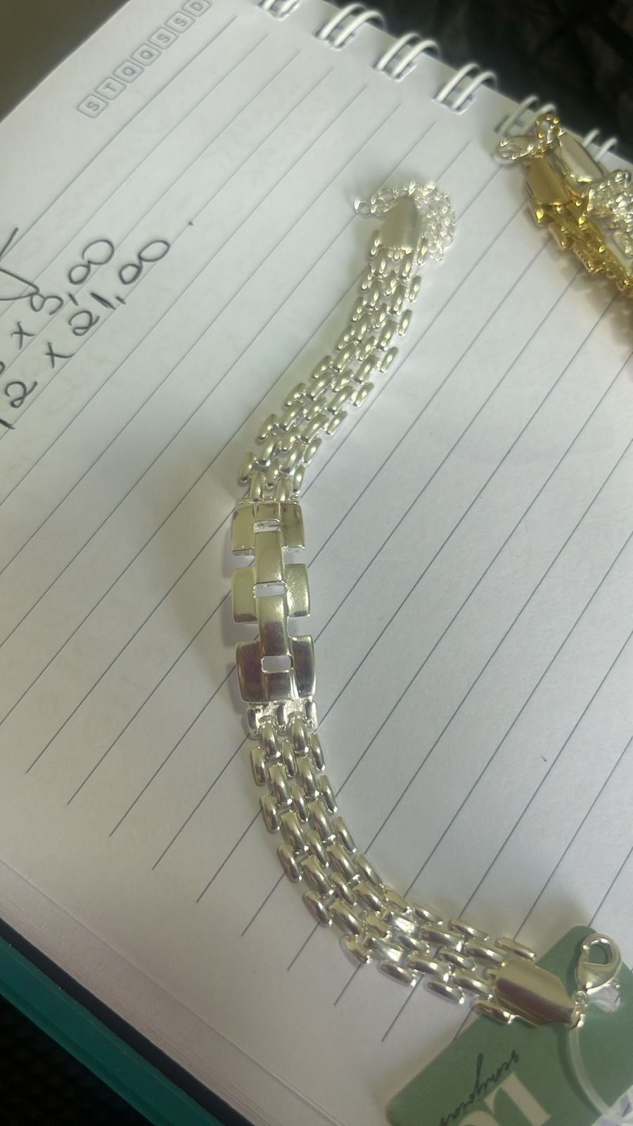 P.P elo cartier triplo grosso e rigido