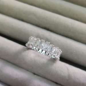 A.P aliança cristal volta toda