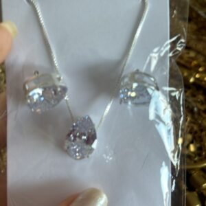 Conj. P. gota cristal ou turmalina