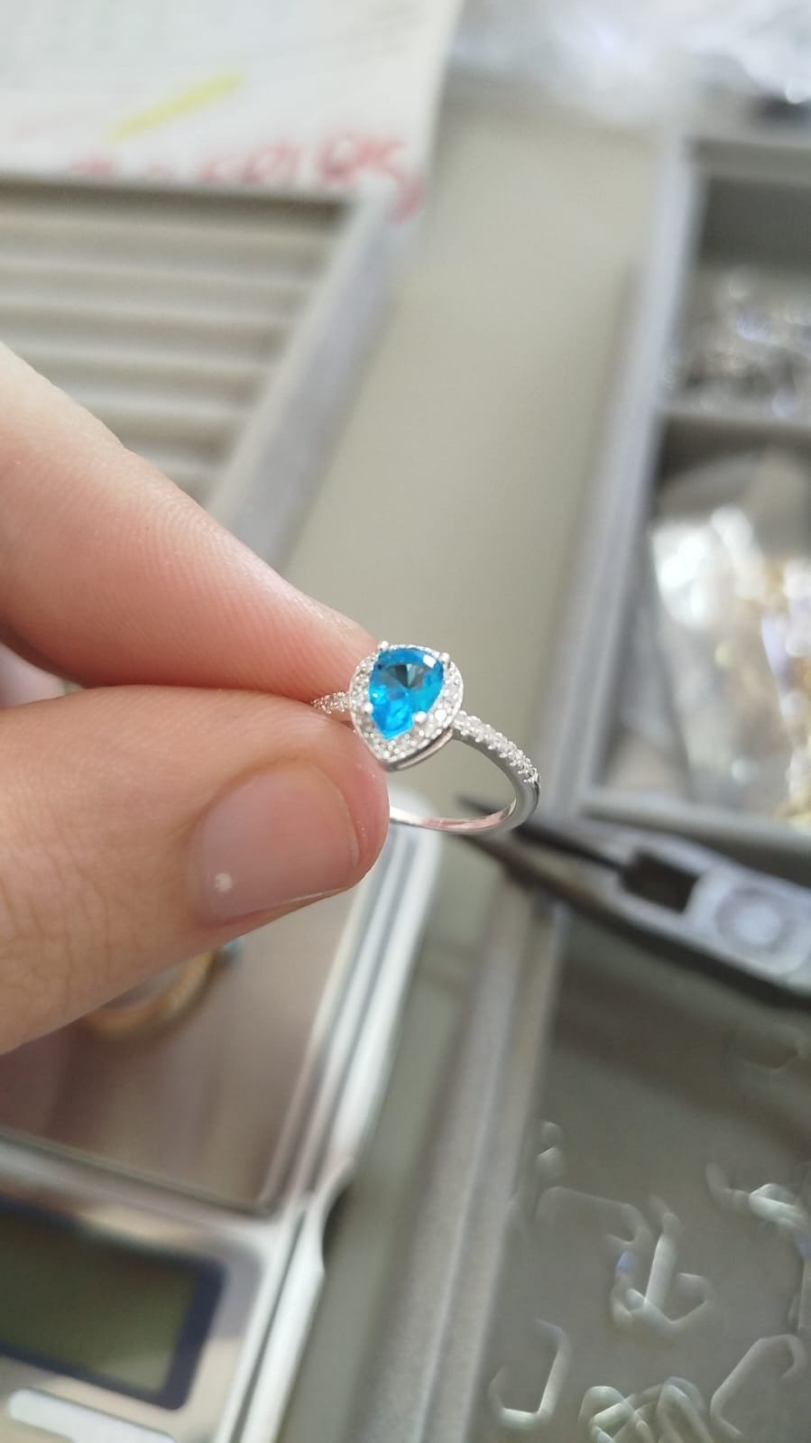 A.P gota azul zirc. crav.