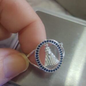 A.P N. Sra. Aparecida mandala zirc. azul