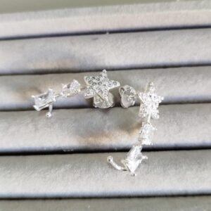 B.P ear cuff estrela e cristais