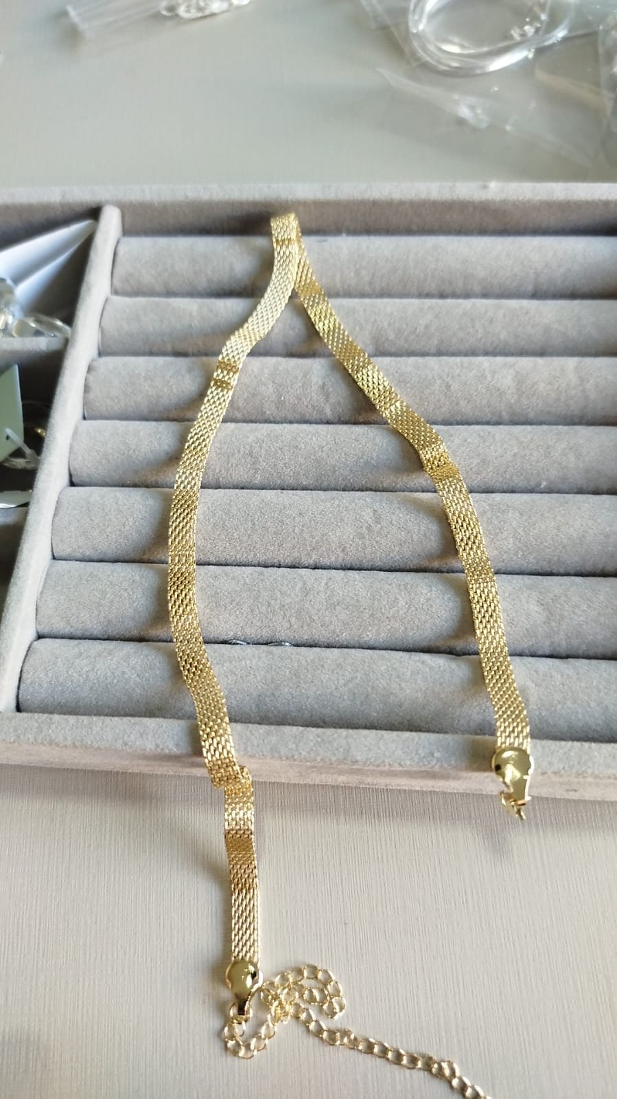 Gar. O. choker malha tela