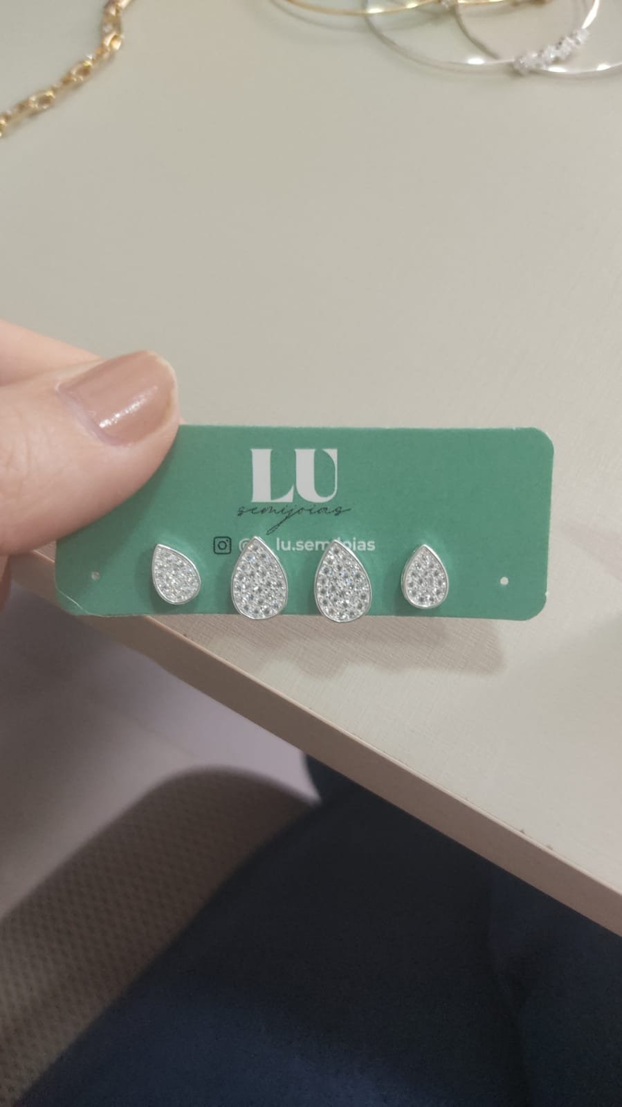 B.P duplinha gotas cravejadas