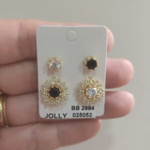 B.O 4 em 1 troca miolo zirc. cristal e preto  Bruna