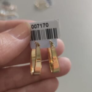 B.O argola abaulada click BRUNA