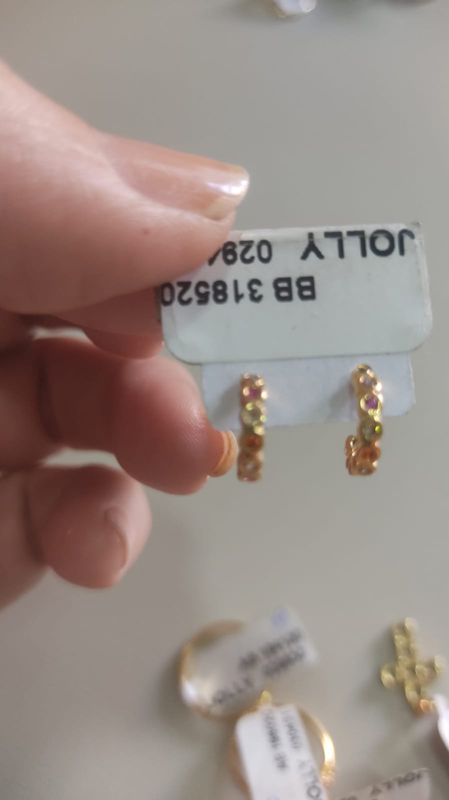 B.O argolinha colorida infantil BRUNA