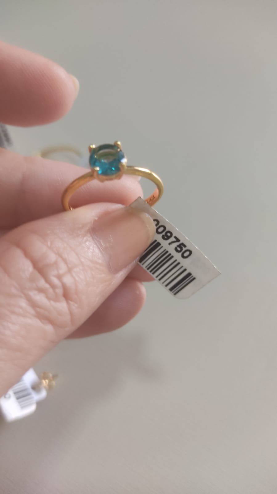 A.O solitario azul BRUNA