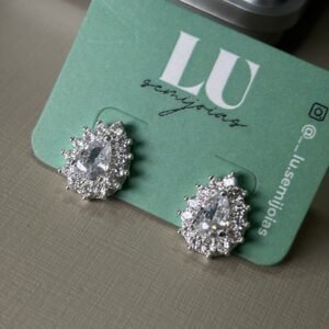 B.P gota cristal com zirc. em volta